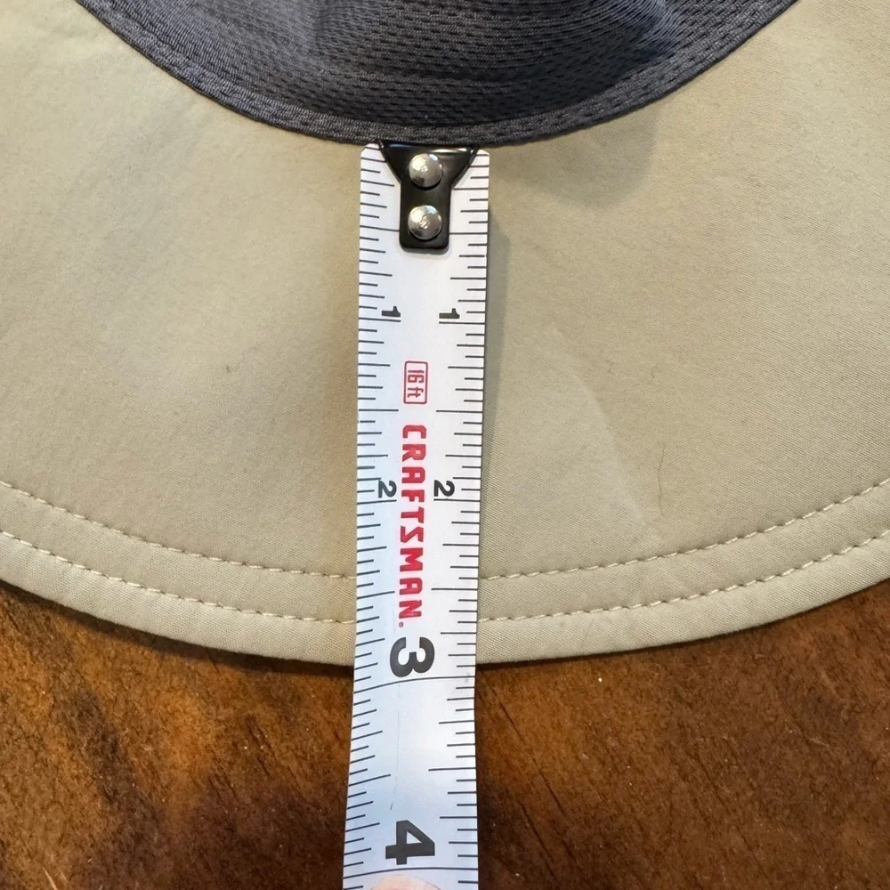 Columbia Sun Hat Unisex One Size Tan Floppy String Vented Mesh Outdoor Fishing
